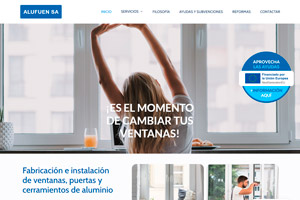 <strong>ALUFUEN www.alufuen.com<span></span></strong><i>→</i>