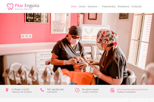 <strong>Clínica Dental Pilar Enguita pilarenguitaclinicadental.es<span></span></strong><i>→</i>