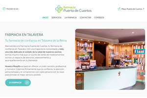 <strong>Farmacia Puerta de Cuartos<span></span></strong><i>→</i>